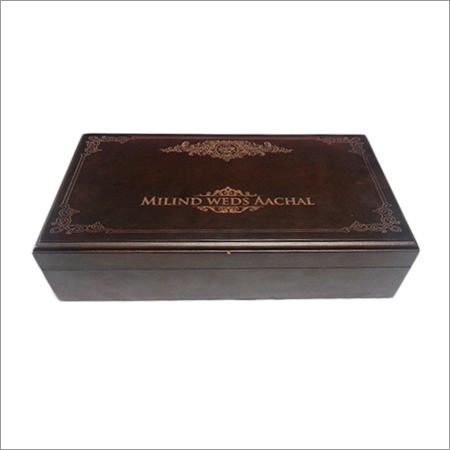 Wooden Wedding Jewellery Box