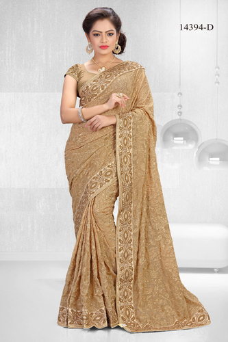 Heavy Zari & hand work Saree