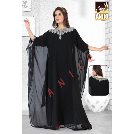 Black Fancy Kaftan
