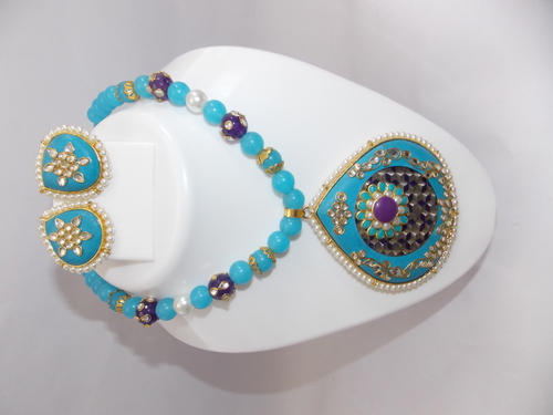 Pendent Set - Metal Beads, Pendant 3x4 cm, Teal | Elegant Design, Stylish Accessory, Durable Materials