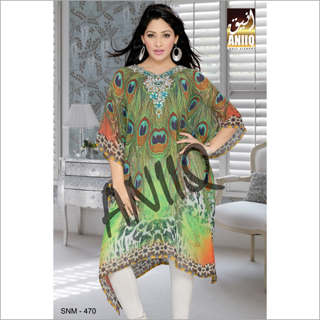 Indian Digital Printed Kaftan