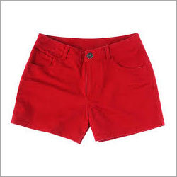 Red Ladies Shorts