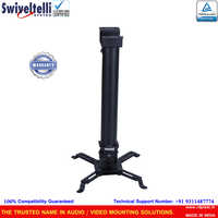 Projector Mount With Collapsible Arm - Black