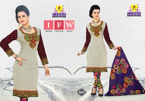Latest Unstitched Cotton Dress