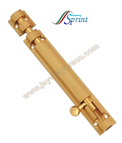 Brass Hex Tower Bolts - 12mm Diameter, 150-900mm Length, Antique & Satin Finishes | Secure Fastening, Durable Brass, Versatile Sizes