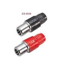 Rca Socket Ext. Type - Abs Plastic & Brass Pin | 6-month Warranty, Reliable Connectivity
