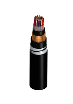 Brown Railway Signalling Cable Pvc Compound