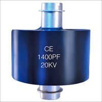 High Voltage Ceramic Disc Capacitors - Multi-disc Type, Steel Construction, Medium Size, Blue Color, Rated Voltage 40kv, Capacitance Range 1.0pf To 470kpf, High Insulation Resistance, Low Maintenance
