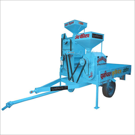 Semi-Automatic Manual Mobile Rice Mill