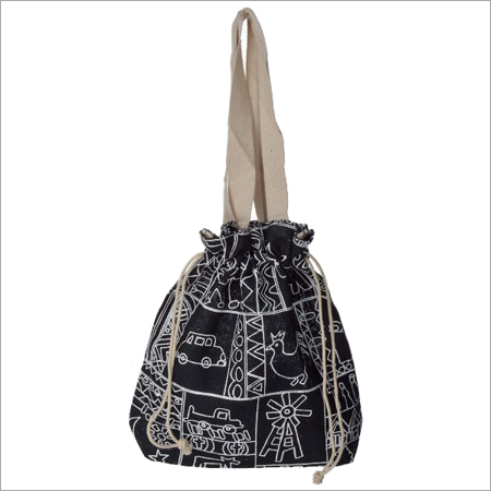 Jute Draw String Bag