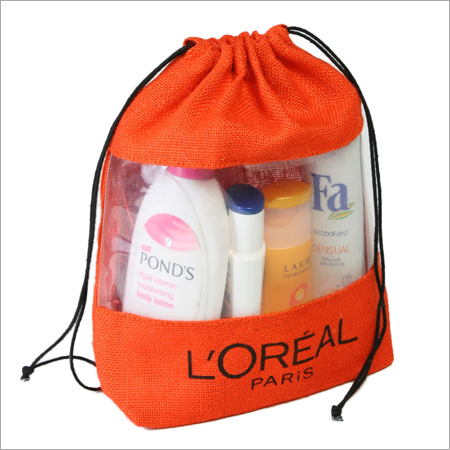 Jute Cosmetic Bags
