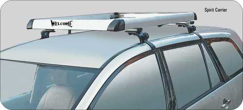 SPIRIT CARRIER - Aluminum Alloy 120x20x10cm Silver Anodized, Easy Installation Durable Design Secure Mounting
