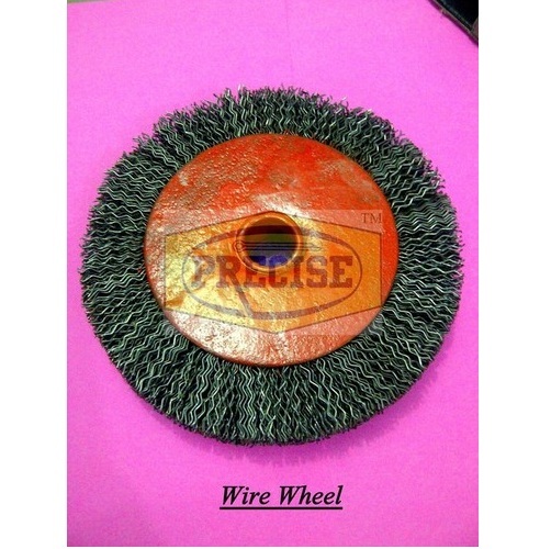 Sliver Round Wire Wheel 6 X 1 X 3/4 - Height: 254 - 381 Millimeter (Mm)