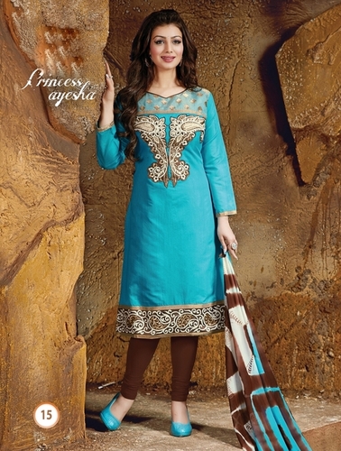 Ladies Chanderi Salwar Kameez
