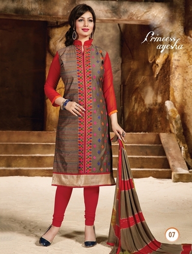 Designer Chanderi Suit
