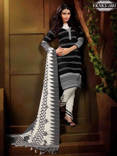 Bhagalpuri Silk Printed Dress