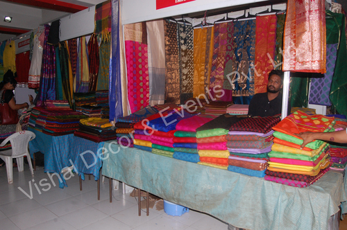 Slik& Cotton Fab Of India - Cotton Silk Fabric, Multicolored, Variable Dimensions | Custom Designs, Event Decor, Fast Setup, Fabric Variety