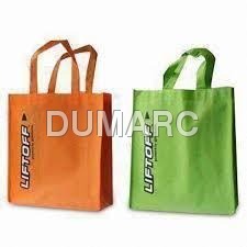 Shopping Bags - Cotton Fabric, 1-5 Kg Capacity, Orange & Green Colors | Durable Design, Strong Handles, Smooth Finish