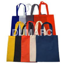 Non Woven Shopping Bags - Durable Non Woven Fabric, 12x15 Inches, Custom Colors | Moisture Resistant, Silk Printed with Handle, Attractive Designs