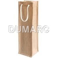 Jute Bottle Bags - Jute Material Various Sizes Brown Color | Lightweight Waterproof Wear and Tear Resistant with Flexiloop Handle