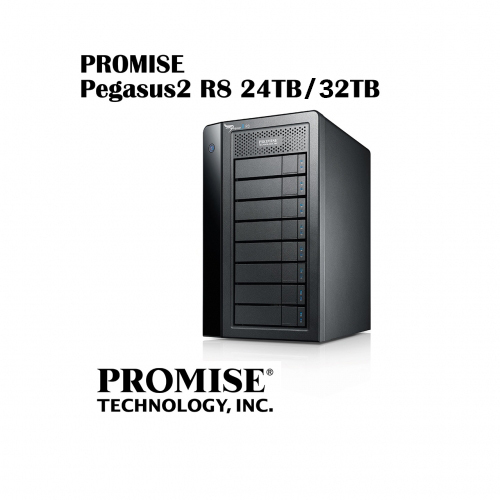 Pegasus2 R8 32TB (8 x 4TB SATA) RAID System