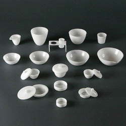 Silica Circular Capsules with Ground Lid for (Mois