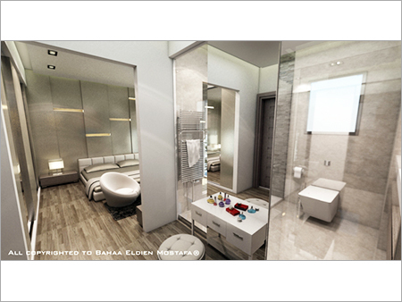 Modern Bathroom Interior Services By Dhansri Infrax Pvt Ltd