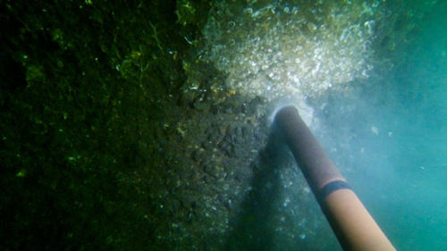 Underwater Core Cutting