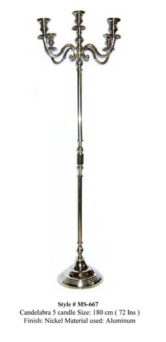 Floor candelabra