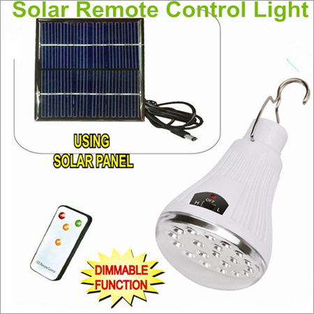 Solar Remote Control Emergency Garden Light
