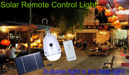 Adjustable Solar Remote Control Night Market Lamp