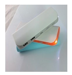 Battery Type Power Bank - 99x71x23mm, 8800mAh, Multi-Color | Double USB, Short Circuit Protect, Long Lifespan, Auto Power Off