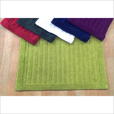 Green Cotton Bathmats