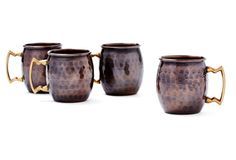 Moscow Mule Copper Shots Mugs Antique