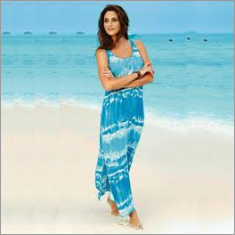 Blue&White Beach Wear Dreses