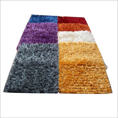 Colored Polyester Shaggy Rugs