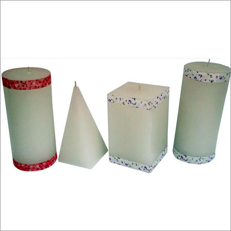 Unscented Pillar Candle