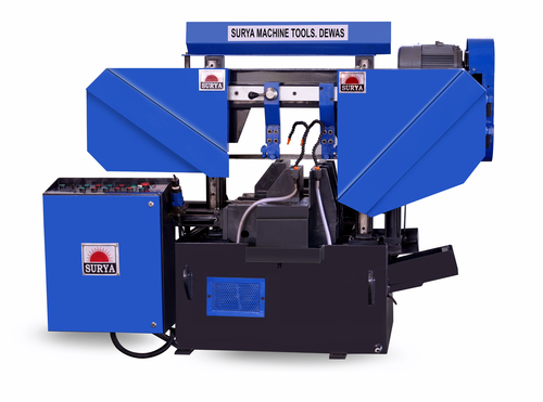 Bandsaw Cutting Machine - Steel Blade Size 4860x34x1.1mm Blue | Full Automatic Cutting Low Noise Environmental Friendly PLC Control Water Chiller