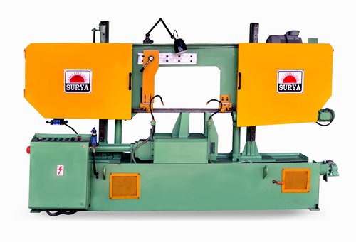 Double Coloum Semi Automatic Bandsaw Machine