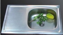 Kitchen Sink - Stainless Steel 201, 750x400x150mm, Silver | Durable, Corrosion Resistant, Easy Installation