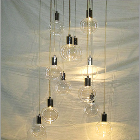 ग्लास बल्ब क्लस्टर सीलिंग हैंगिंग लाइट