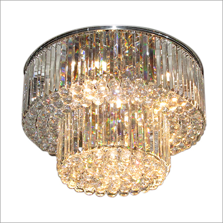 Crystal Double Layer Chandelier