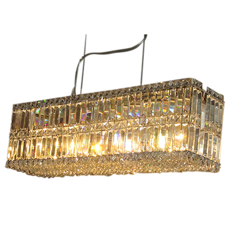Rectangle Crystal Chandelier