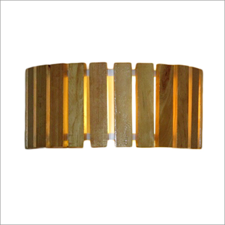 Modern Wooden Drum Shaped Wall Lamp