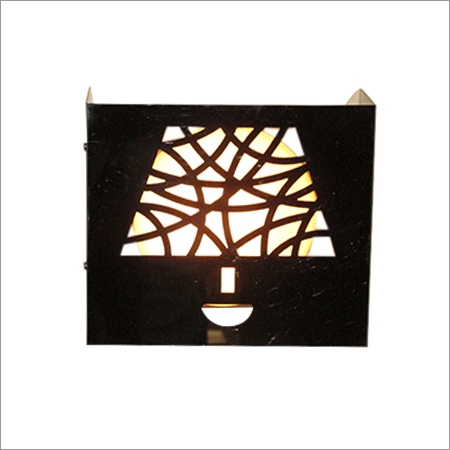 Designer Metal Finish Wall Lamp - Metal, 10x10x5 cm, Black, LED 7W | Elegant Design, Energy Efficient, Ambient Lighting