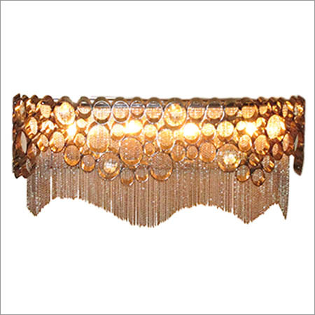 Designer Crystal with Chain Wall Lamp