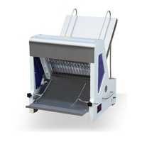 Electric Bread Slicer - Steel Construction , 680x780x780mm Dimensions, Silver Finish | Highly Efficient, Noiseless Operation, Heavy-duty Performance For Continuous Slicing 