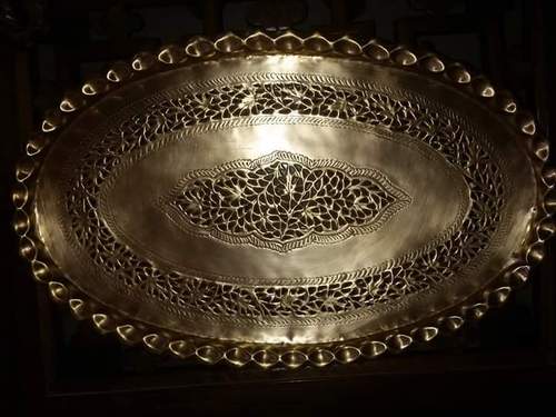 Antique Metal Serving TrayA New And Unique Range Of Metal Fruits Basket With Rust Finish.