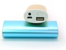Power Bank - AL Case 95x41x22mm, 5200mAh Capacity, Dual Output 5V-1A/2.1A, Fast Charging, LED Indicator, Micro USB Cable