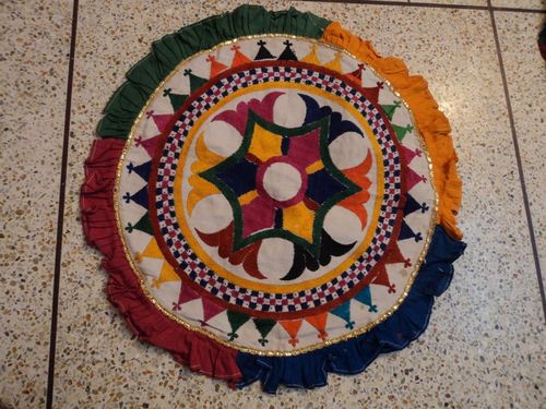 Embroidered Cushion Cover
